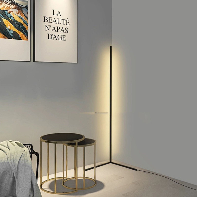Latitude Run® Modern Floor Lamp LED Standing Corner Lamp H 47.2